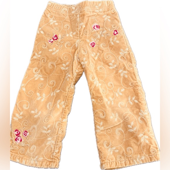 The Children’s Place Toddler Girls' Ivory and Tan Outfit Set with Pink Accents - Picture 10 of 12